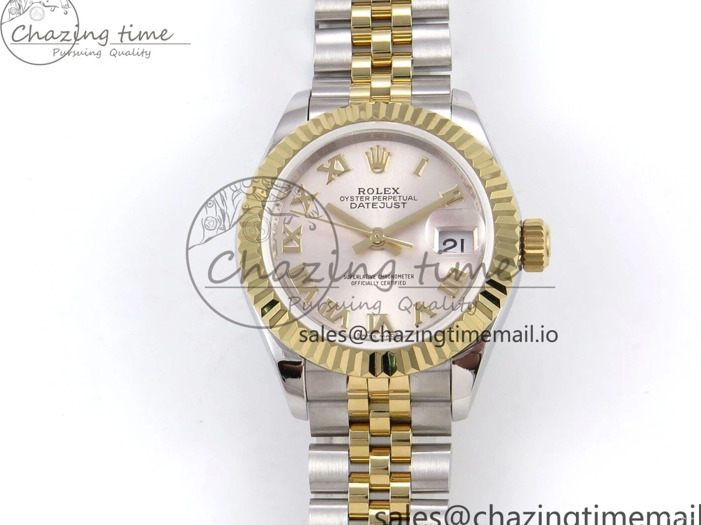 0116 DateJust 28MM 279173 SS YG GMF 1:1 Best Edition 904L Steel Silver Roman Dial on Jubilee Bracelet A GoodFit 1121